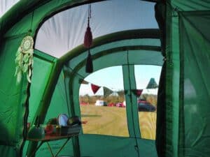 With Electric – Grass Tent Pitch